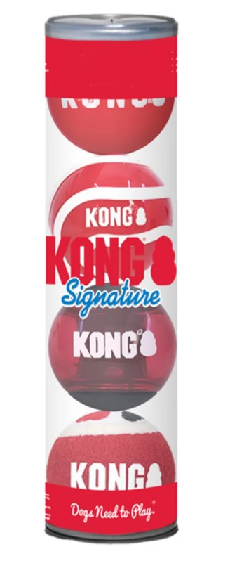 KONG Signature Balls 4 pack
