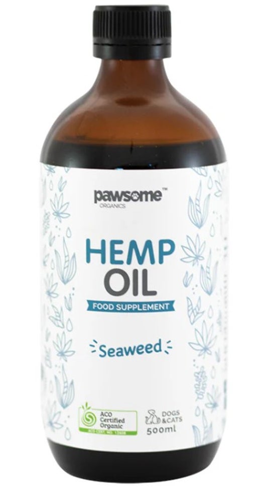 Pawsome Organics Hemp Oil with Seaweed