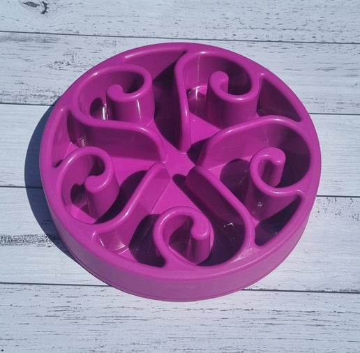 Slow Feeder Swirl Bowl